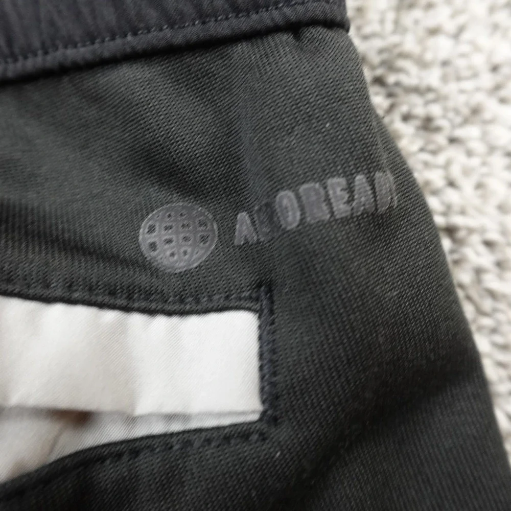 Adidas Pants Mens XS Black Track Warm Up Drawstring Jogger Sweatpants Gym Train‎